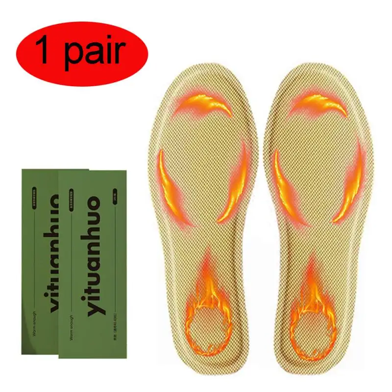 Heated Insoles Shoes Sole Mesh Deodorant Breathable Cushion For Man Women Feet Warmer Winter Warming Foot Pad