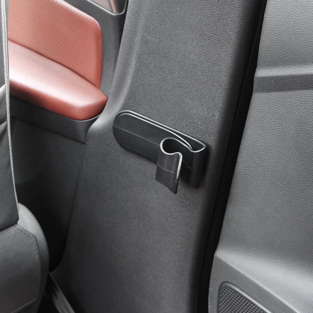 2pcs Car Umbrella Hook Clip Multifunction Hook for Tesla Model 3 Model S X Y Adhesive Hanging Storage Buckle Rack
