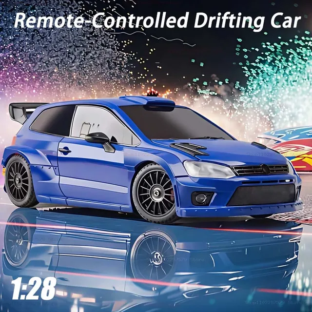 LD2801 Mini Drifting RC Car 1:28 Race Car 2.4G Remote Control Four Wheel Drive High Speed Motor Vehicle Model Cars Toys For Gift 6