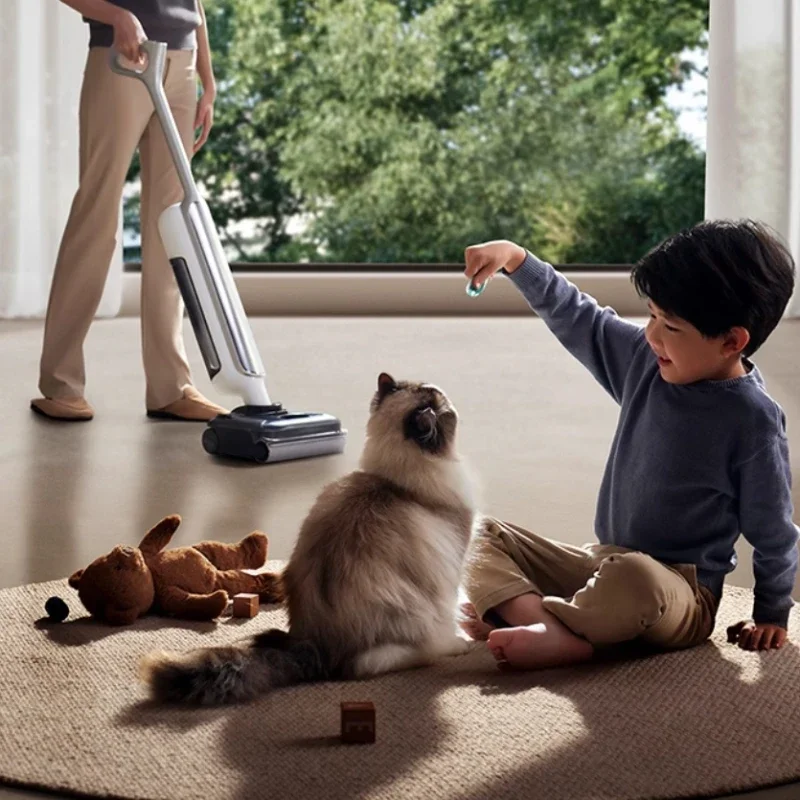 MIJIA Wireless Mopping Machine 4Pro - Lie flat, dual edge attachment, anti-tangle design, 21000 Pa suction power E301 3