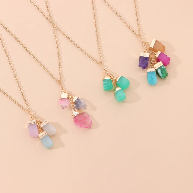 4 Initials) DSJ's Signature Meaningful Multi Birthstone & Initial Necklace  | Initial Necklace