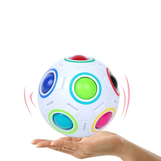 Fidget Toys Rainbow Ball Autism Vent Children Adult Decompression Bubble Antistress Toy Anti Reliver Stress ABS Material 3