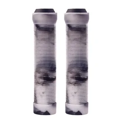 Soft Shock - Absorbing MTB Bike Handlebar Grips - Versatile All - Terrain Bicycle Handle Covers (BBG - White)