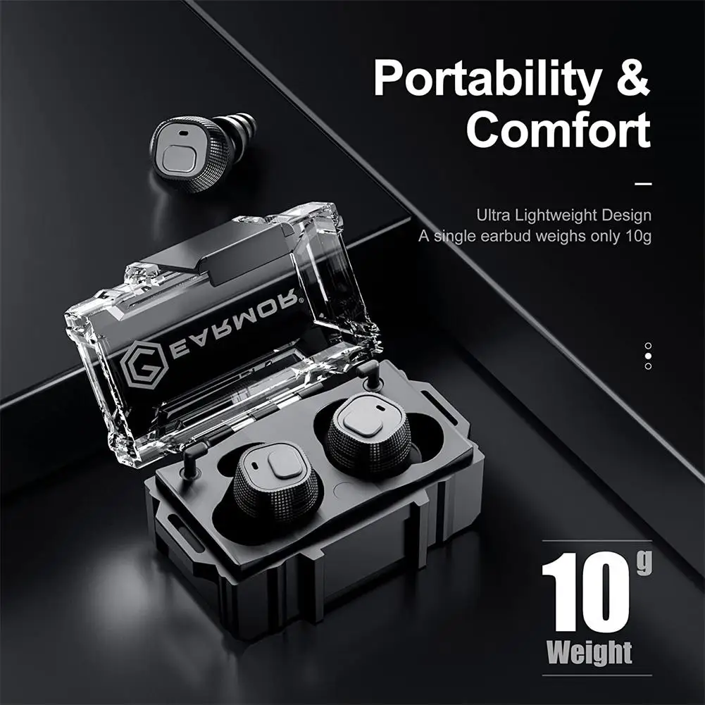 

M20 MOD3 Electronic Earplugs Headphones NRR22db Noise Canceling Ear Plugs Earmuffs Indoor Outdoor Dual Mode