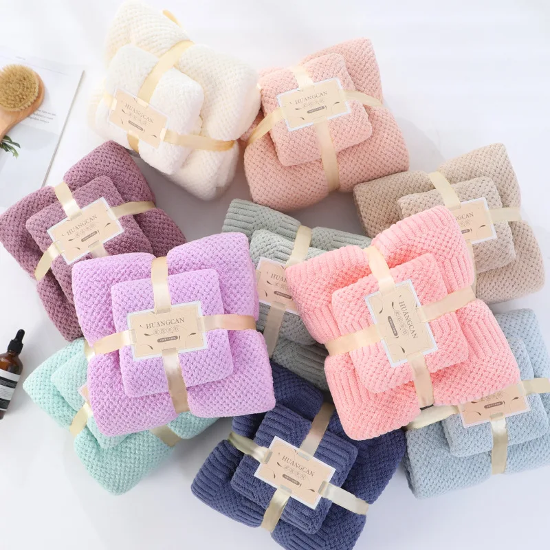 Hand Towel Bath Towel Set Washcloth Soft Bath Supplies Household for Home  Hotel Outdoor Traveling Use - AliExpress