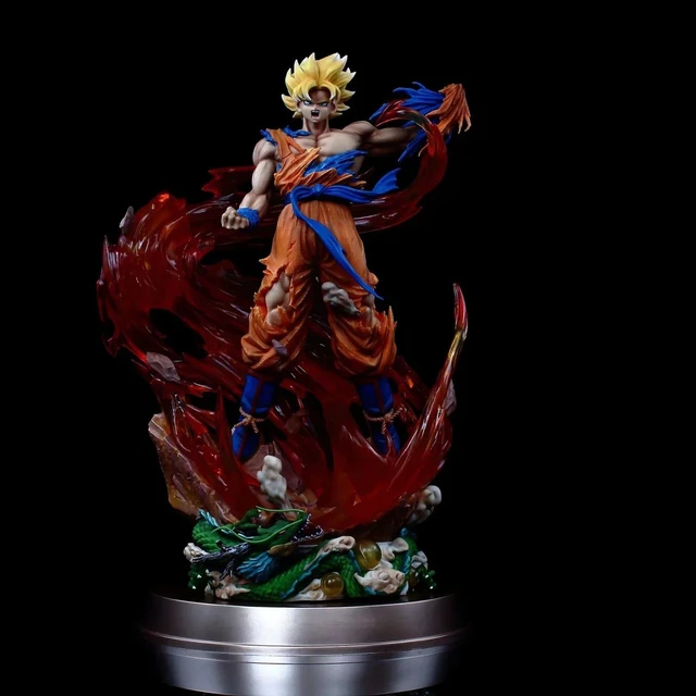 30cm Goku Dragon Ball GK Figura Filho Goku Figuras de Ação Cabeça Dupla PVC  Anime Estatueta Modelo Coleção Ornamento Boneca Presentes Brinquedos -  AliExpress