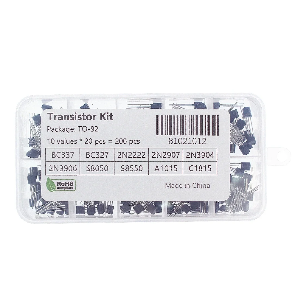 Power Transistors 170PCS Transistor Assortment Kit - 17 Types General ...