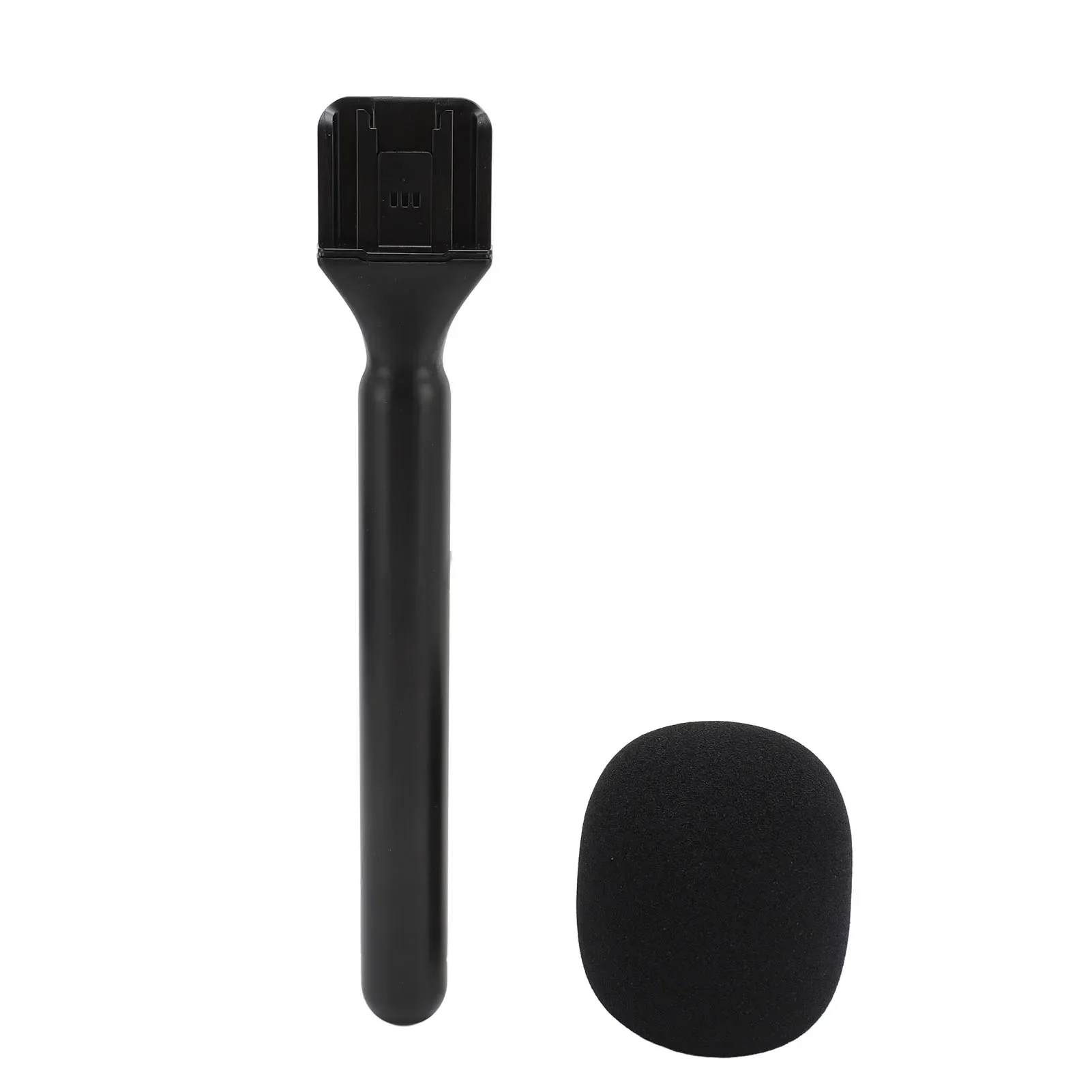 Wireless MHandheld Wireless Interview Microphone Adapter with Windshield Foam for Rode Wireless GO II for DJI Mic 1 2