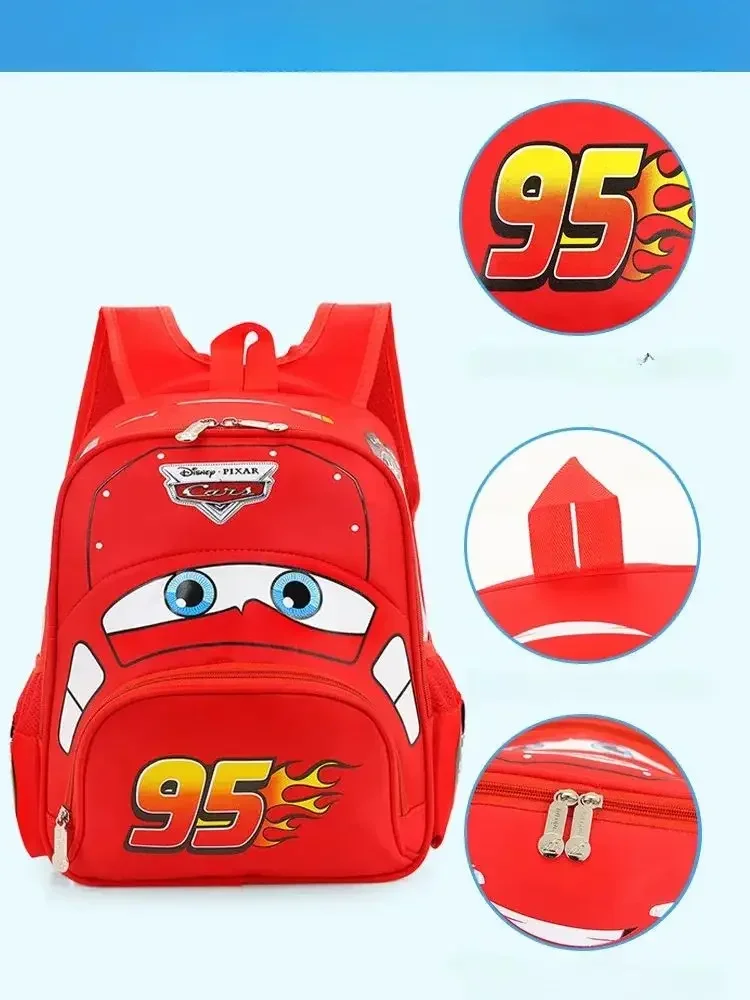 Hot kindergarten cartoon 95 car Travel bag 3D waterproof boys 2-5 years old Children Backpack