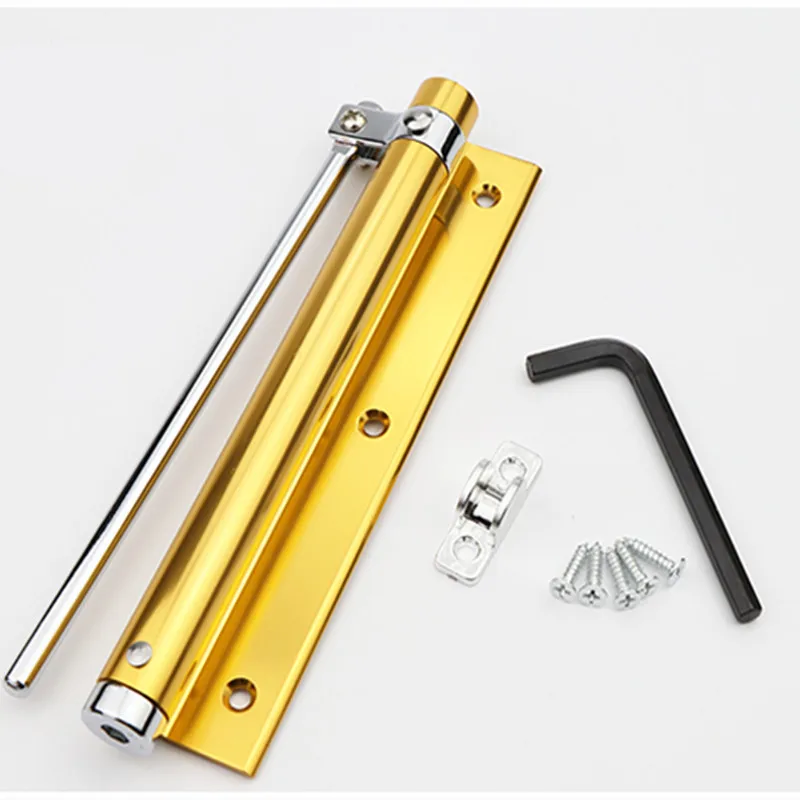 Door Closer Single Spring Strength Adjustable Surface Mounted Mini Automatic Closing Fire Rated Door Hardware 180*165*53mm