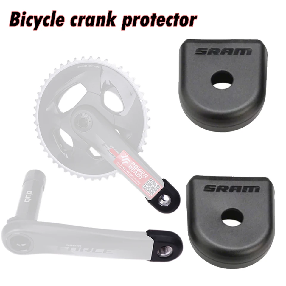 4pcs Bike Crank Protector Crankset Caps Silicone DH FR AM XC