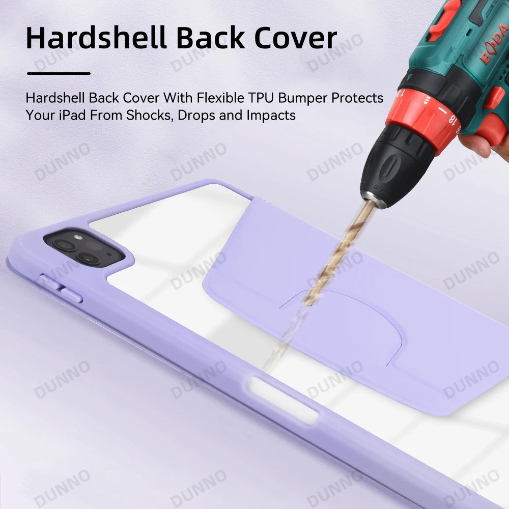 Rotatable Case para Tablet Ipad Pro 11 12.9 Air 10.9 10th 9ª Geração Mini Capa Funda 360 ° - Imagem 5