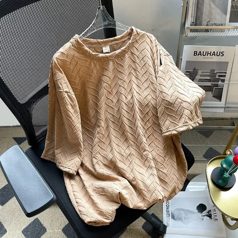 Oversized Tshirt Unisex 'Smile' - Maglietta Uomo Donna Cotone 240g, Stampa Vintage, Manica Corta