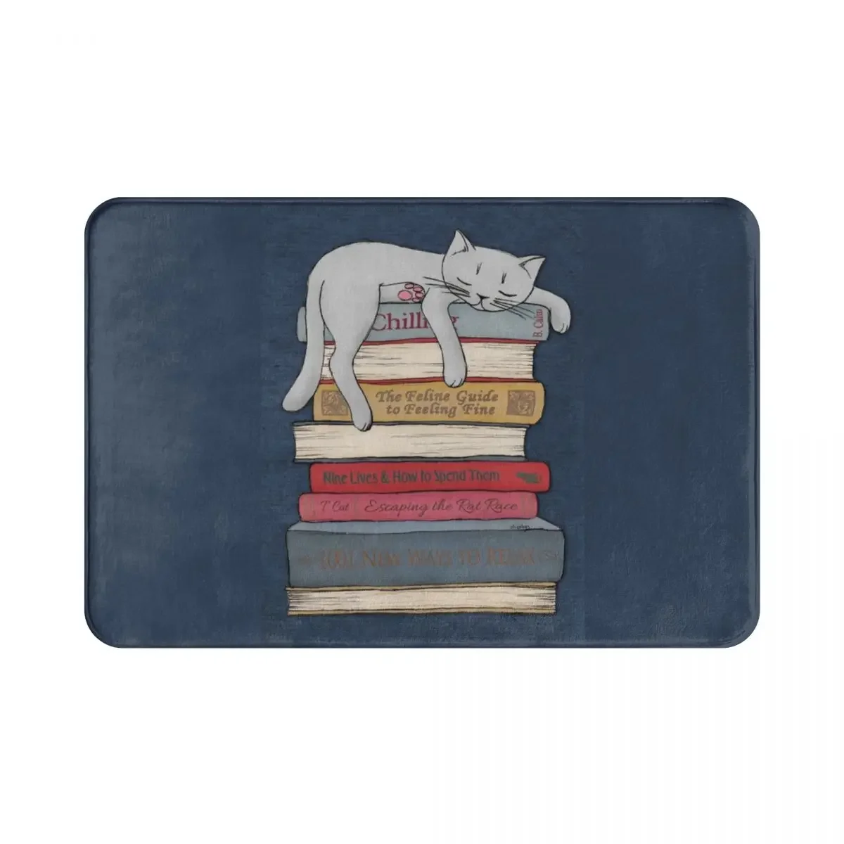 

How To Chill Like A Cat Polyester Doormat Rug carpet Mat Footpad Non-slip Absorbent Mat Corridor Kitchen Bedroom balcony toilet