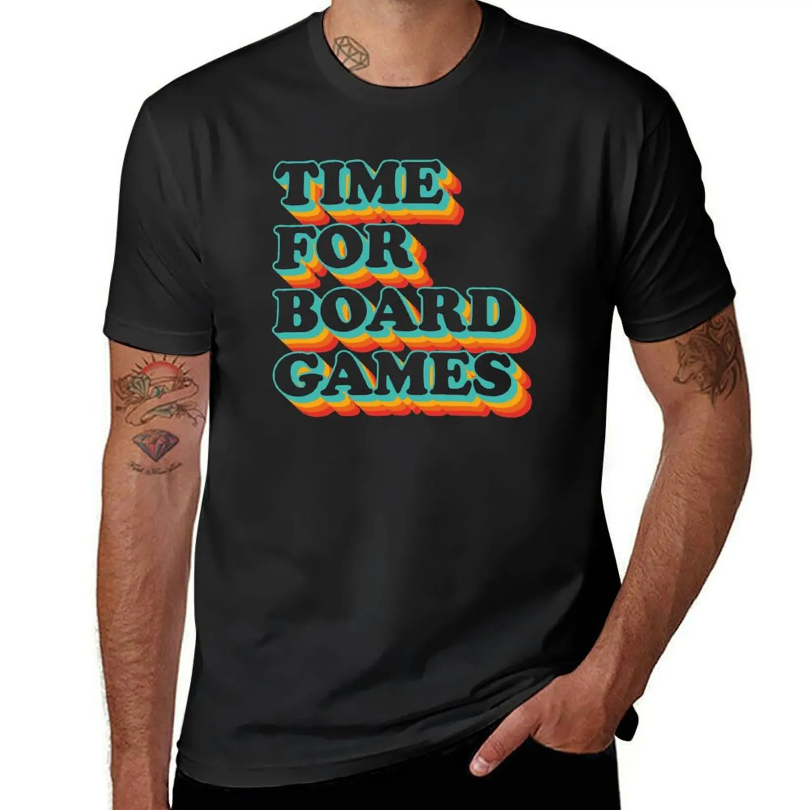 

Time For Board Games T-Shirt hippie clothes sweat heavyweight t shirts for men