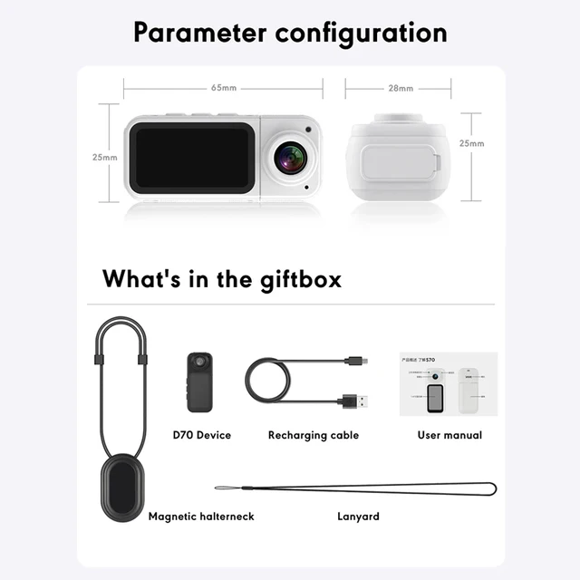 1080P 128GB Small Mini Camera WiFi Wireless