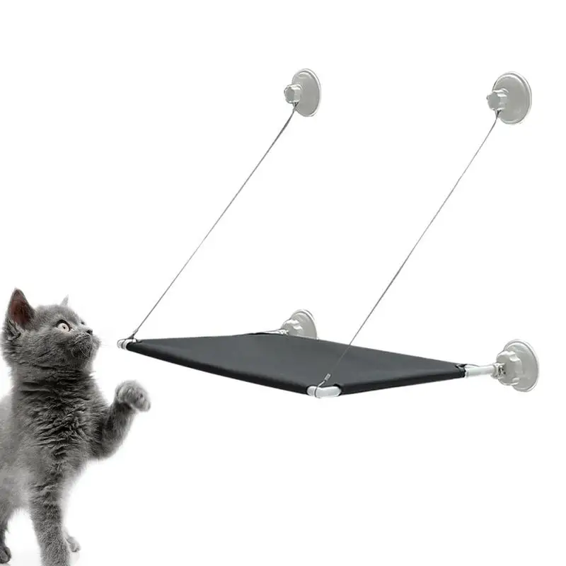 

Cat Window Perch Foldable Window Mounted Cat Seat With Strong Suction Cups For indoor Cats kittens Resting Pet Accessories