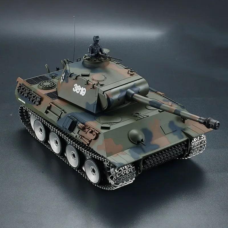 Henglong 3819-1 German Leopard Combat Remote Control Tank Model Bb Bullet Launched Against Heavy Tank Model Toy 2