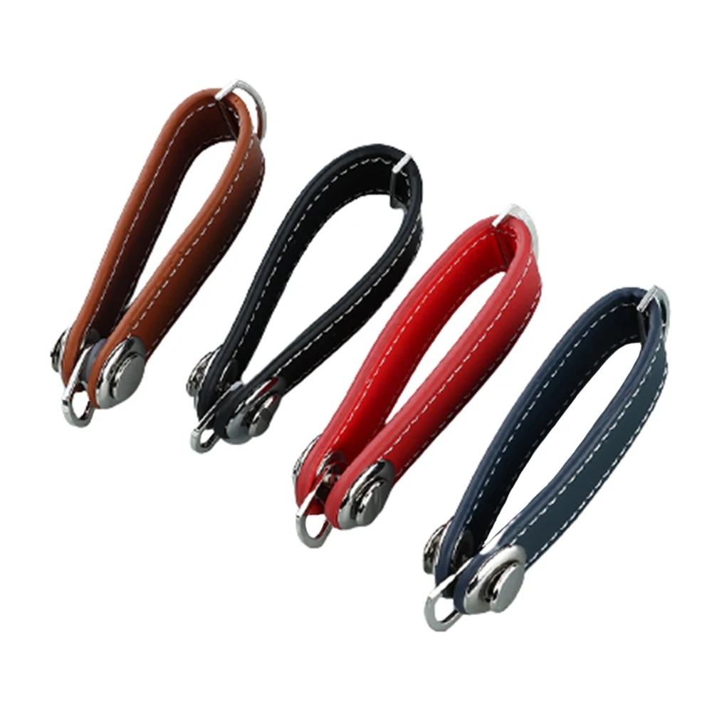 Car Key Pouch Bag Key Holder Organizer Fashion Leather Keychain Case Protection