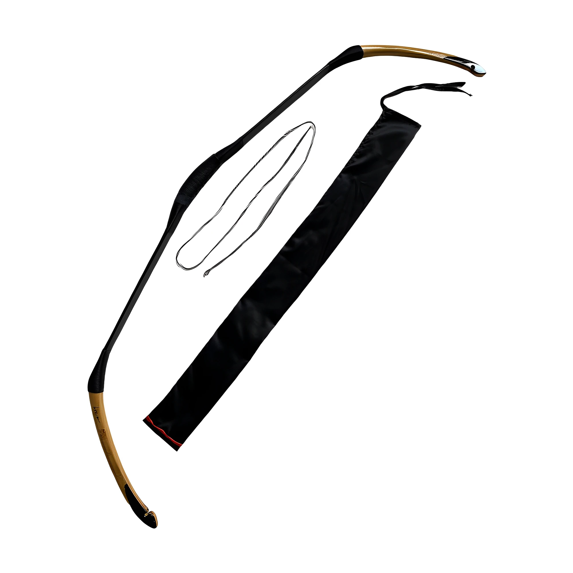 Arc Recourbé Traditionnel Mongol – 25 Lbs, Longueur 48", Démontable, Chasse/Tir
