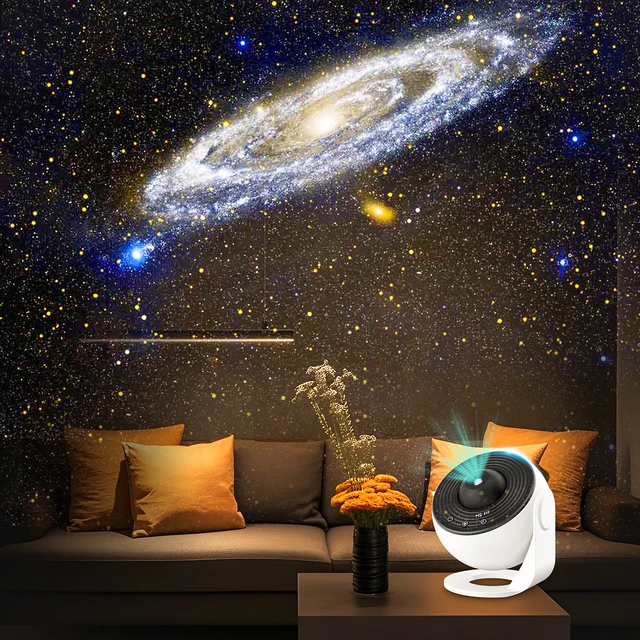 10765-09cabe.jpg Star Projector,13 in 1 Planetarium Galaxy Projecto,360°Rotation,Mute Design,HD Image&Timing for Bedroom,Birthday,Christmas Decor