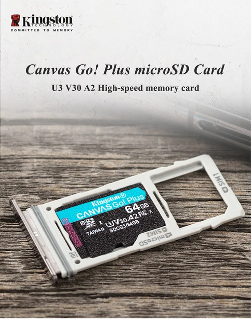Kingston Canvas Go Plus Micro SD Card 64GB 128GB 256GB 512GB