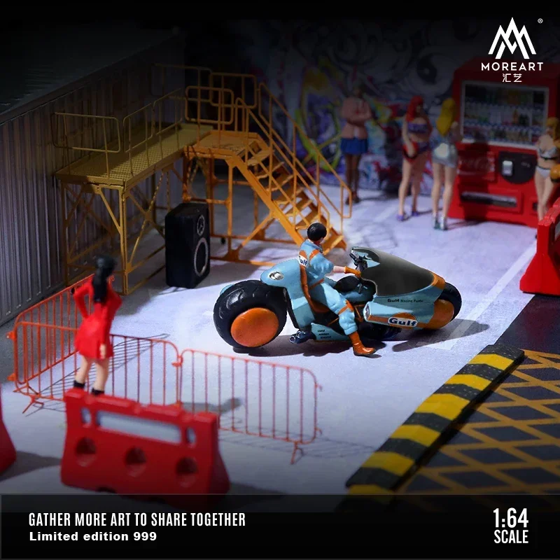 

TIME MICRO MoreArt 1:64 AKIRA VERSION Resin Motorcycle Figure set