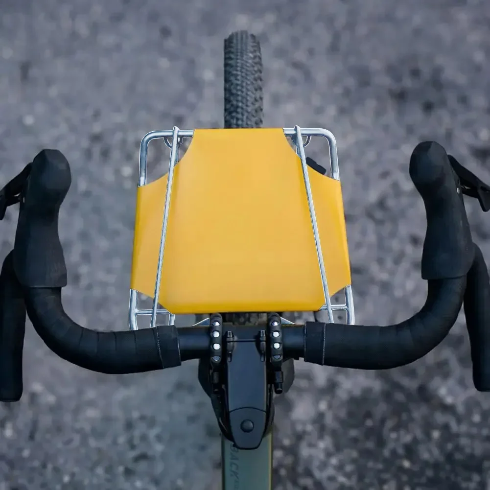 Metal Bike Basket Front Rack Carrier Bike Front Rack Carrier Front Bike Cargo Rack for MTB Road Bicycle