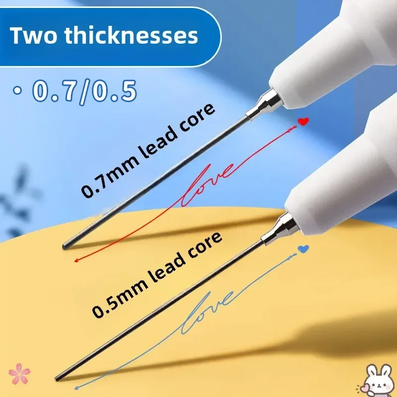 M&G 0.5mm/0.7mm 3pcs Propelling Sponge Pencil Office Pen Mechanical Pencil School Supplies Stationery Drawing Sketch Tools 3