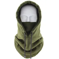 New Quality Cycling Cap Ski Balaclava Winter Windproof Cap Outdoor Hood Cap Cold Padded Hood Beanies Plush Warm Hat 2