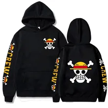 

Anime One Piece Luffy Print Hoodies Men Women Streetwear Hip Hop Autumn Pullovers Unisex Sweatshirts Harajuku Fashion Tops