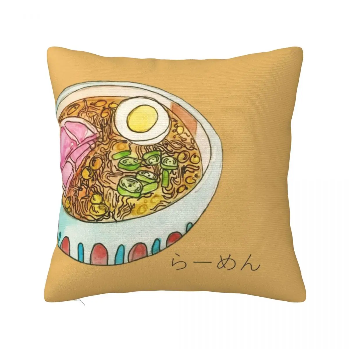 

Ponyo's Ramen Throw Pillow Sofa Cushions Cover Anime Pillow Cover Sofa Cushion Cover