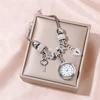 Fashion personality beads bracelet Love Key Pendant Women's bracelet watch 2