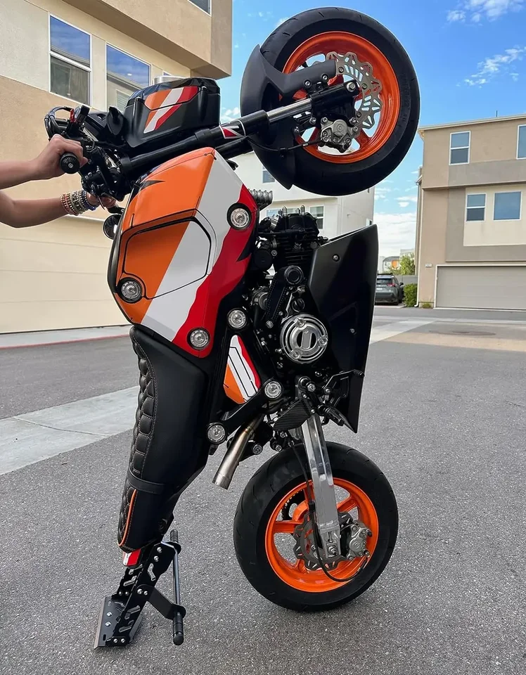 Copertura Motore Destro Per Honda Monkey 125, Grom 125, Super Cub C125 - Protezione In Alluminio - Foto 13