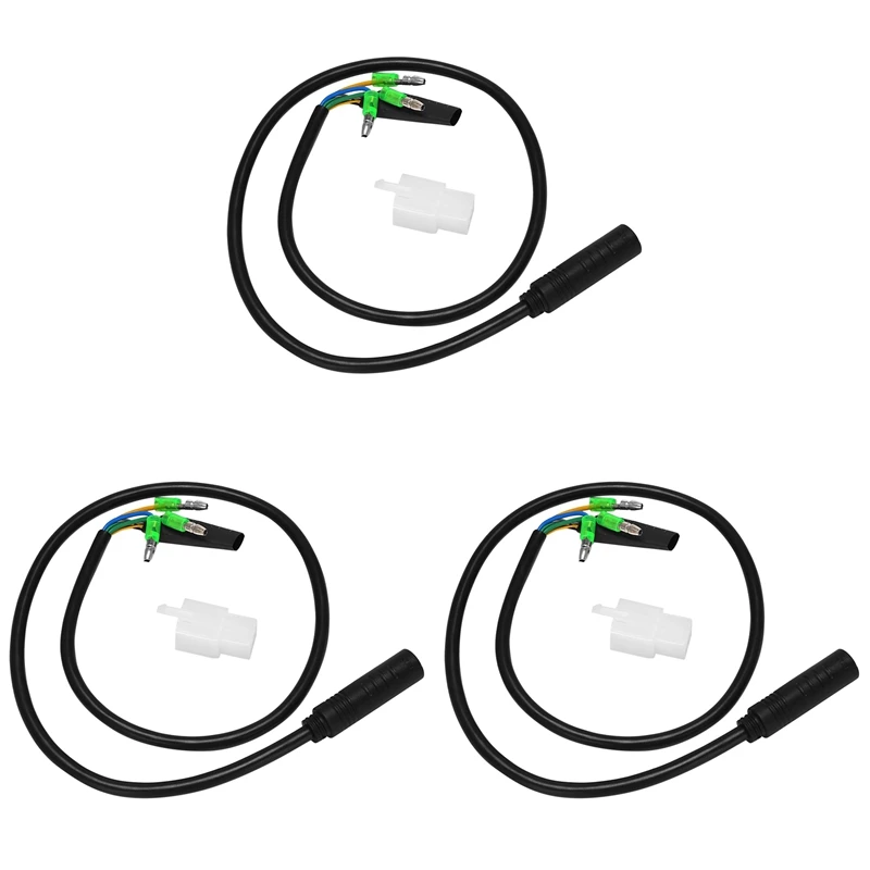 

3X Motor Convert Extension Cable 9 Pin Conversion Line Waterproof Connector E-Bike Motor Extend Cable 60Cm