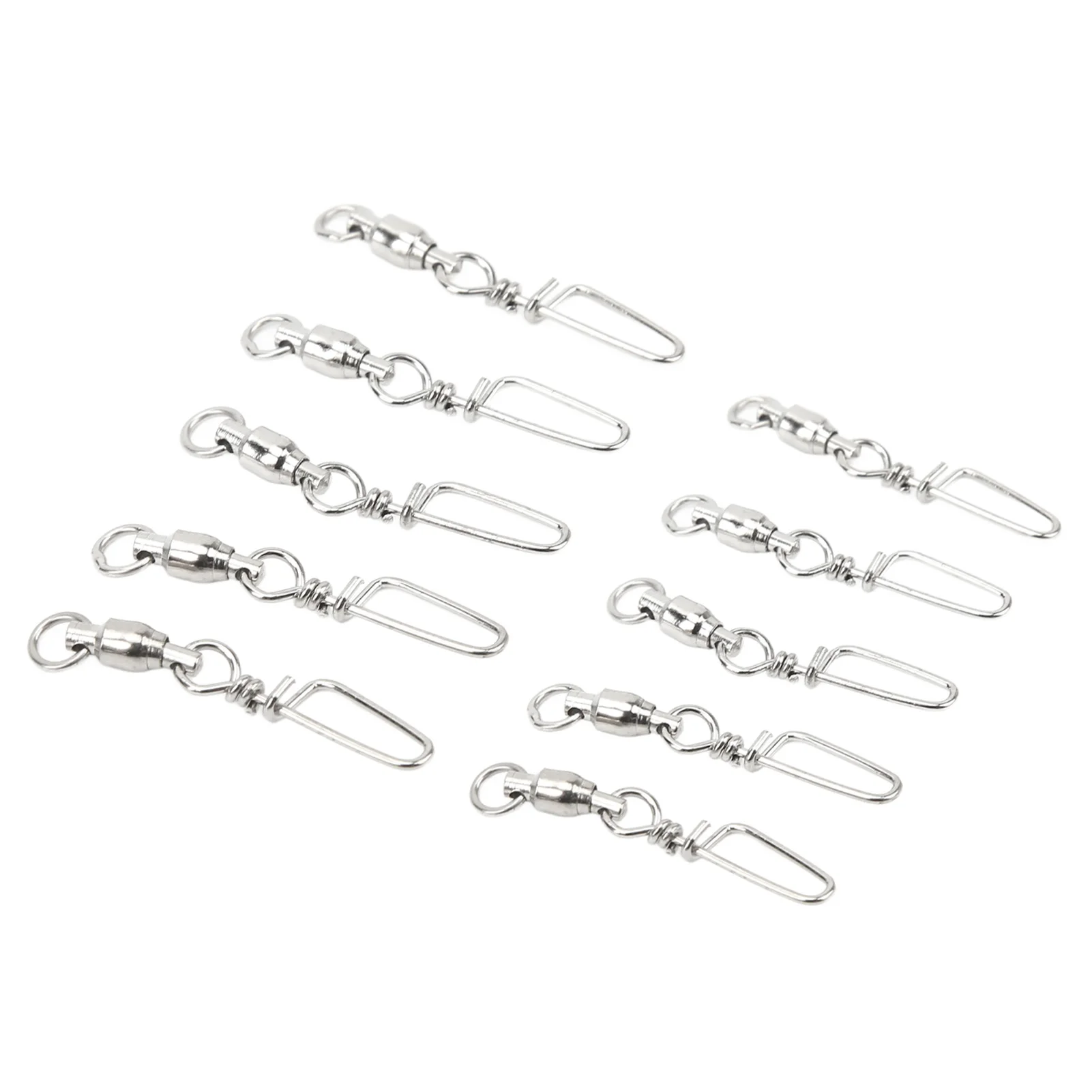 Ball Bearing Swivels Set Fishing Snap Swivels Wear Proof for Saltwater