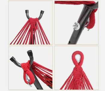 Portable Hammock Stand Included 450 LBS Capacity with Space Saving Carrying Case for Camping Garden Backyard Patio IndoorOutdoor 6