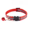 Breakaway Cat Dog Collar Neck Strap Reflective Nylon Kitten Puppy Pet With Colorful Bell Puppy Pet Leash Accessories Safety 4