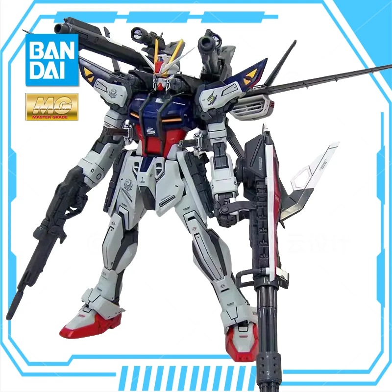 

BANDAI Anime MG 1/100 Strike Gundam IWSP New Mobile Report Gundam Assembly Plastic Model Kit Action Toys Figures Gift
