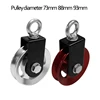 Cargo Lifting Loading DIY Fitness Equipment Aluminum Pulley With Bracket  Flexible Bearings Silent Wheel Diameter 73 88 93mm 1