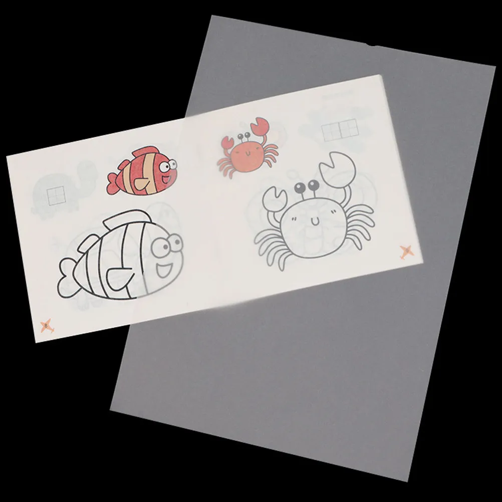 100Pcs 트레이싱 페이퍼 세트 A4 반투명 퇴색 방지 두꺼운 무취 엔지니어링 드로잉 그래픽 예술 서예 복사용 고급