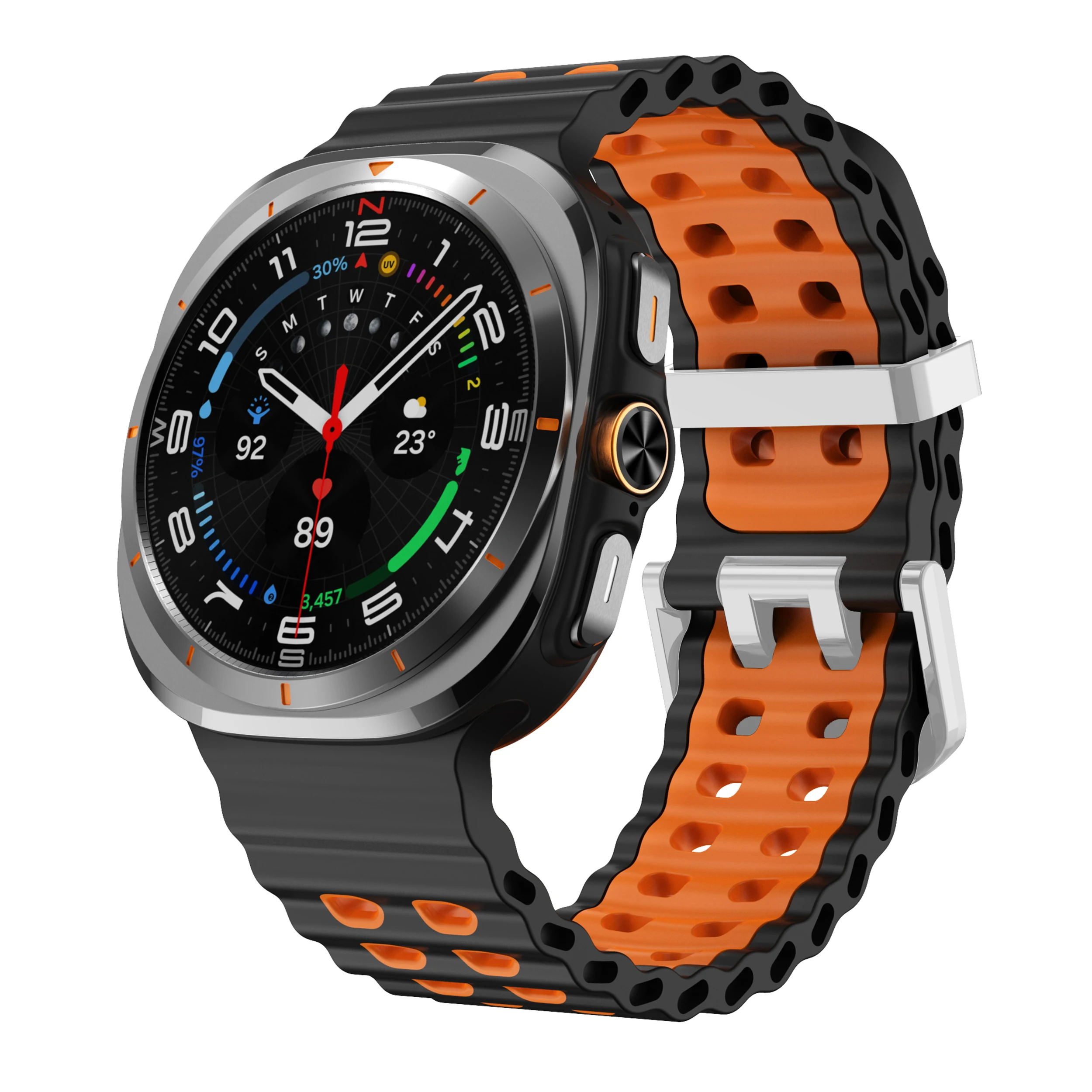 Silicone Breathable Marine Strap Wristband Bracelet