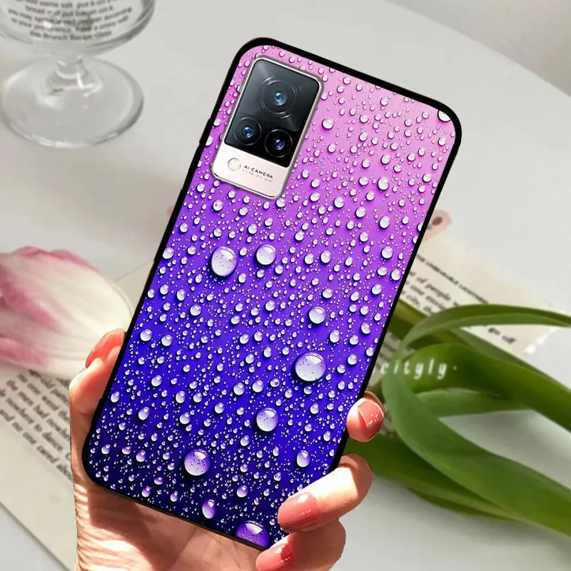Soft Silicone Phone TPU Coque Cover for Vivo V21 Series - Protective s Shell