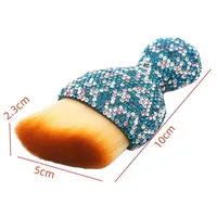 1Pc Bling Diamond Car Interior Dust Sweeping Soft Brush Car Washing Tool Keyboard Gap Car Dust Brush out Trend Cleaning Brush 2