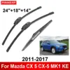 1/2/3/4/6PCS Car Wiper For Mazda CX 5 CX-5 MK1 KE 2011-2017 Front Rear Wiper Blades Brushes Auto Accessories 2013 2014 2015 2016 1