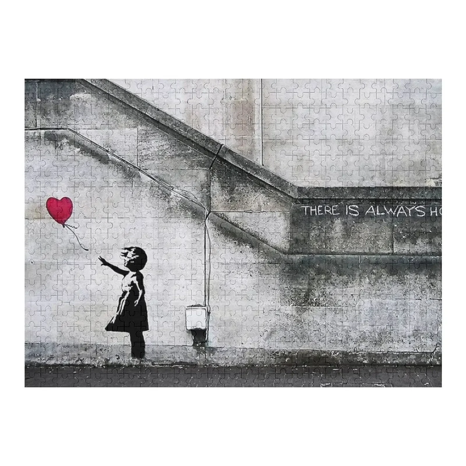 

Balloon Girl - There Is Always Hope | Original Mural Jigsaw Puzzle Novel Toys For Children 2022 Personalized Baby Object Puzzle