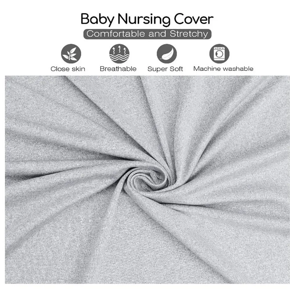 Muslin Fabric Baby Nursing Poncho Breastfeeding Cover