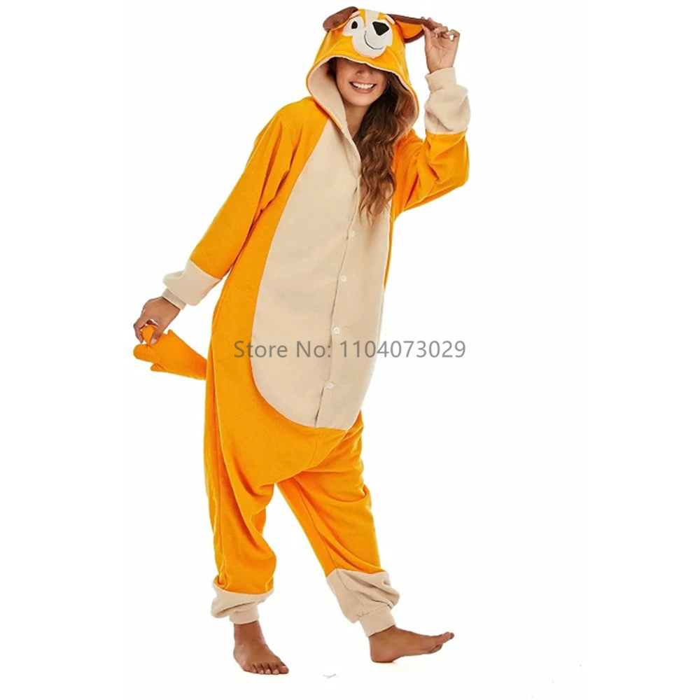 Onesieshow Animal Kigurumi Pyjamas Halloween Onesie Adult Kids Cartoon Dog Pajama Cosplay Party Women Men Homewear XXL