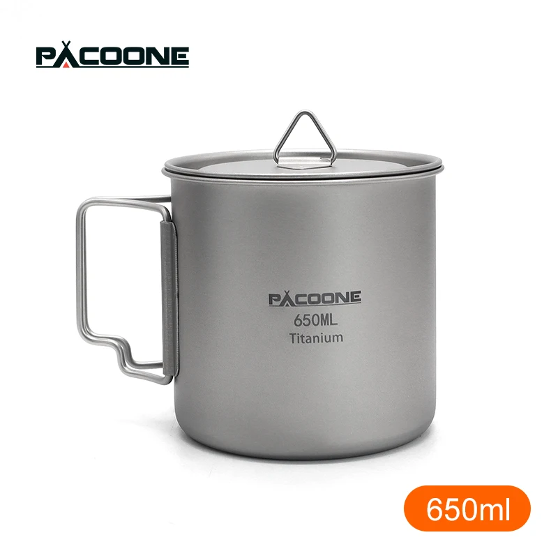 Titanium 750ml Hanging Cup Mug With Folding Handle Outdoor Camping Hik – Nature Expedition Outdoors