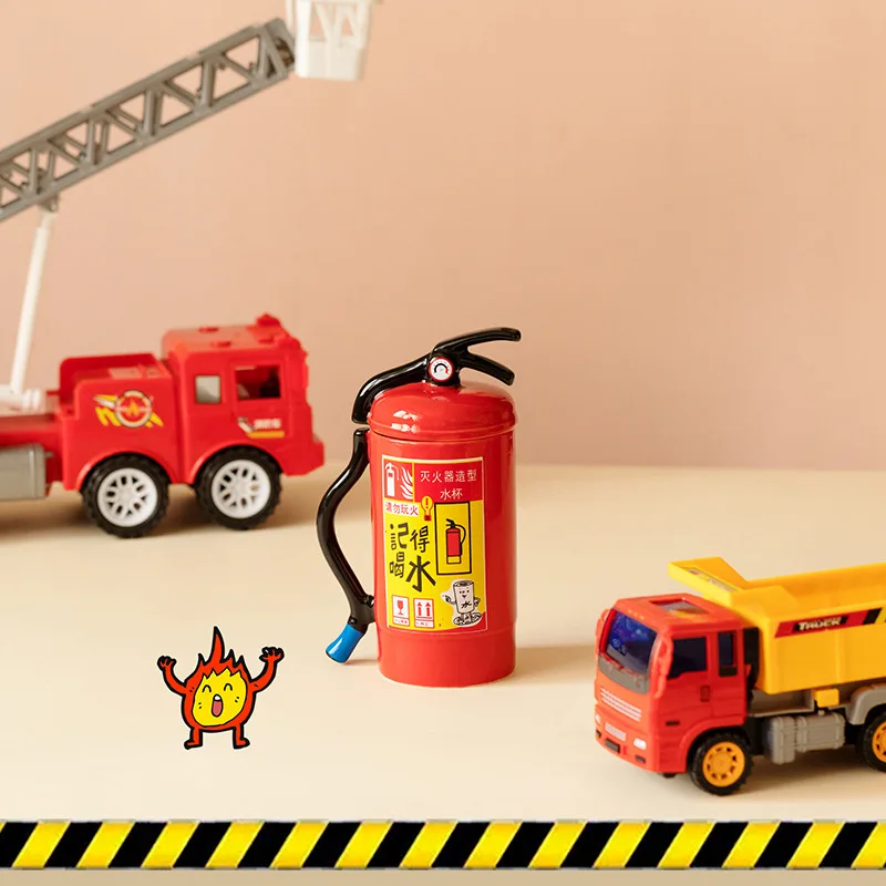 2025 Hot Handmade Ceramic Cup, Fire Design Water Cup, Gift Giving Creative Water Cup, Strange and Original Mug LIJIAO